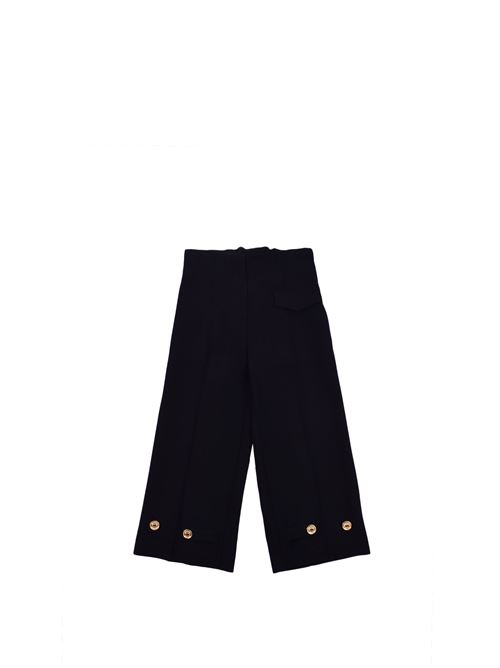 PANTALONE LARGO IN CREPE CON B ELISABETTA FRANCHI La Mia Bambina | EFPA179 GA85 BE020/N007